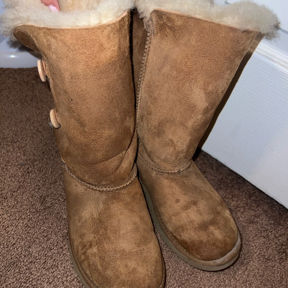 UGG Kids Tall Triple Bailey Button Boot
